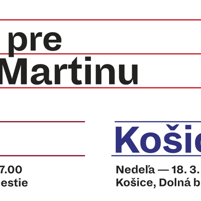 Concerts for Ján and Martina in Košice, Nitra and Bratislava