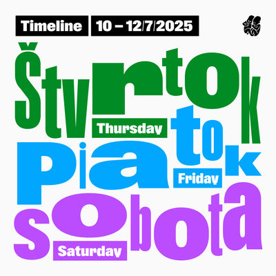 Plan your Pohoda 2025, we have published the festival timeline