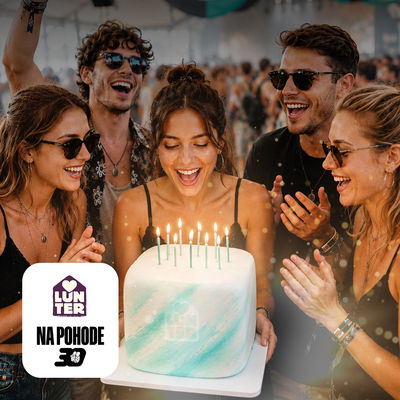 Celebrate 35 years of Lunter at Pohoda: Enjoy a cooking school, vegan ice cream, and a birthday stand-up with Joe Trendy