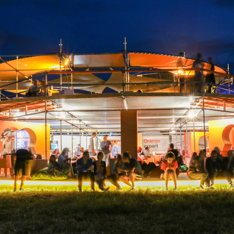 Freshen Up And Charge Your Phone In Orange Zone Pohoda Festival