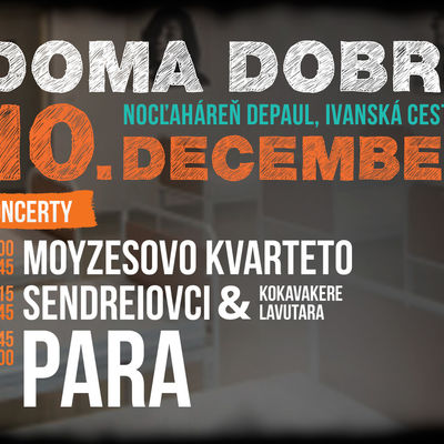 Para, Sendreiovci, and the Moyzes Quartet to perform at the 4th edition of Doma Dobre
