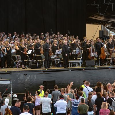 Slovenský komorný orchester Bohdana Warchala na Koncerte pre Martinu a Jána v Gregorovciach