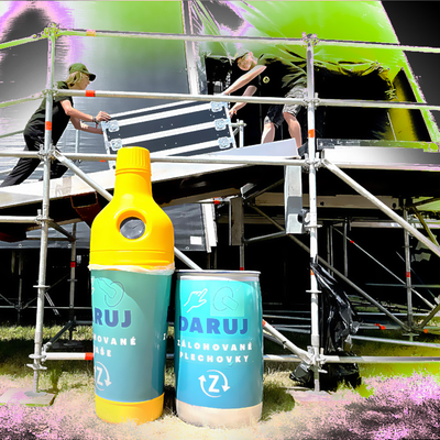 Drink containers from Pohoda 2023 in deposit return scheme to support Music Saves Ukraine