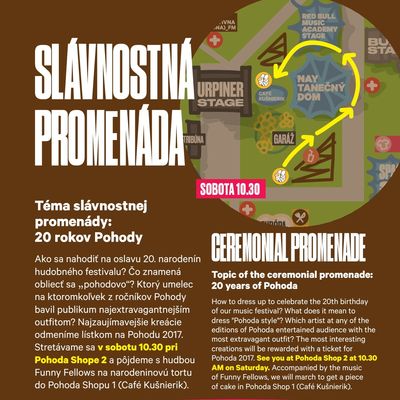 Téma slávnostnej promenády: 20 rokov Pohody