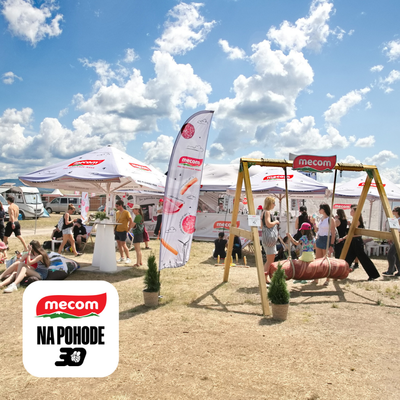 The scent of the grill and an iconic sausage swing: Mecom brings premium meat specialties and a relax zone to Pohoda 2026