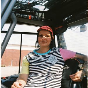 Women's striped T-shirt Pohoda x whistling 