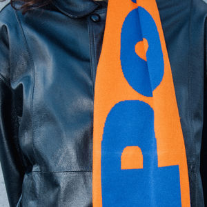 Pohoda scarf '25 blue&orange
